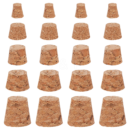90pcs 5 styles Cork Bottle Stoppers AJEW-GF0009-39B-1