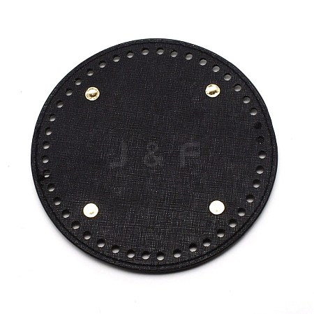 Imitation Leather Knitting Crochet Bags Bottom DIY-WH0302-38B-1