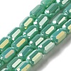 Electroplate Glass Beads Strands EGLA-D031-01-14-1