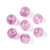 Handmade Foil Lampwork Beads LAMP-T021-33F-1