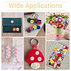 160Pcs 20 Colors 4-Hole Resin Buttons BUTT-TA0001-29C-8