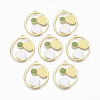 Alloy Enamel Pendants ENAM-S122-024-NR-1