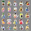 100Pcs Bottle PET Waterproof Stickers PW-WG6E486-01-5