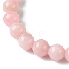 8mm Round Dyed Natural Malaysia Jade Beaded Stretch Bracelets BJEW-JB10576-4