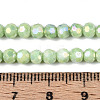 Anti-Tarnish Electroplate Glass Beads Strands EGLA-T021-4mm-15-09-4