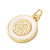 Brass Pendants KK-CBA0009-11G-A-2
