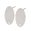 316 Stainless Steel Stud Earring Findings STAS-D389-01P-1
