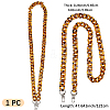 1Pc Acrylic Cuban Link Chain Bag Extender Chains AJEW-BM0001-41B-2