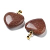 Synthetic Goldstone Pendants G-G956-B15-G-2