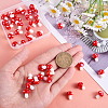 Mushroom Handmade Lampwork Beads Strands LAMP-SZ0001-25C-2