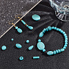 ARRICRAFT 185Pcs 8 Styles Synthetic Turquoise Dyed Beads Strands TURQ-AR0001-37-4
