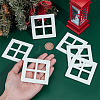 Mini Wood Dollhouse Window Furniture Accessories AJEW-WH0567-99-3