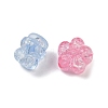 Transparent Crackle Acrylic Beads X-OACR-B031-21-3