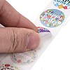 8 Patterns Easter Theme Self Adhesive Paper Sticker Rolls DIY-C060-03A-4