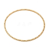 7Pcs PVD Vacuum Plating 304 Stainless Steel Textured Bangles Set for Women BJEW-A011-12D-G-5