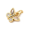 Brass Micro Pave Cubic Zirconia Pendants KK-I360-009G-01-2
