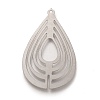 Non-Tarnish 304 Stainless Steel Pendants STAS-I174-05P-1