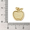 Brass Micro Pave Cubic Zirconia Pendants KK-K385-126G-3