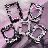 100Pcs 3 Styles Opaque Resin Cabochons RESI-SP0001-23-5