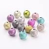 Spray Painted Acrylic Beads PB24P9286-2