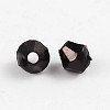 Faceted Bicone Transparent Acrylic Beads LS-DBB4mm10-1