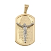 Jesus Theme 304 Stainless Steel Pendants STAS-D387-01B-PG-1
