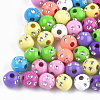 Plating Acrylic Beads PACR-T006-01A-1