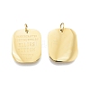 Ion Plating(IP) 304 Stainless Steel Pendants STAS-T060-33A-G-1