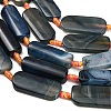 Dyed & Heated Natural Banded Agate Beads Strands GG-CBAB9C6-D01-01-3