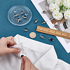 12Pcs Star Alloy Pave Rhinestone Clip Lapel Pin Backs for Clothes JEWB-FG0001-83-3