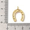 Rack Plating Brass Clear Cubic Zirconia Pendants KK-Z056-19G-3