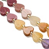 6 Styles Natural Topaz Jade & Rhodonite & Green Aventurine & Red Jasper & Sodalite & Amethyst Beads Strands G-F811-A03-02-4