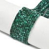 Natural Malachite Beads Strands G-G271-G01-1x1.5mm-2