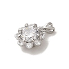 Micro Pave Cubic Zirconia Pendants KK-S351-01P-03-2