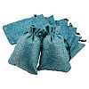 BENECREAT Burlap Packing Pouches Drawstring Bags ABAG-BC0001-14x10-01-1