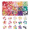 2400Pcs 15 Colors Handmade Polymer Clay Beads CLAY-YW0001-27B-1