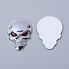 Zinc Alloy Decoration Sticker DIY-WH0217-08P-1