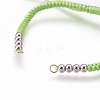 Nylon Cord Braided Bead Bracelets Making BJEW-F360-FP07-2