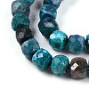 Natural Chrysocolla and Lapis Lazuli Beads Strands G-T141-65-3