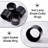 Iron Lamp Shade Collar Rings IFIN-WH0071-38-4