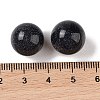 Synthetic Blue Goldstone No Hole Sphere Beads G-K353-04C-26-3