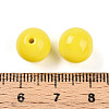 Opaque Solid Color Glass Beads GLAA-N007-10mm-A02-3