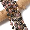 Natural Rhodonite Beads Strands G-F809-A21-01-1