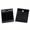 Plastic Earring Display Card LS-CDIS-WH0015-04-1