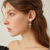 30Pcs 304 Stainless Steel Leverback Earring Findings STAS-BBC0009-21-5