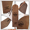 Cowhide Leather Labels AJEW-WH0386-0027-4