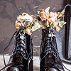 16Pcs 8 Style Gothic Style Alloy Shoe Charms HJEW-AB00630-5