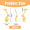 40PCS Alloy Pendants PALLOY-DC0001-23-RS-2