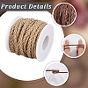 10M Flat Braided Imitation Leather Cords LC-CL0001-04C-5