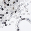  2 Strands Natural Rutilated Quartz Beads Strands G-NB0005-06-1